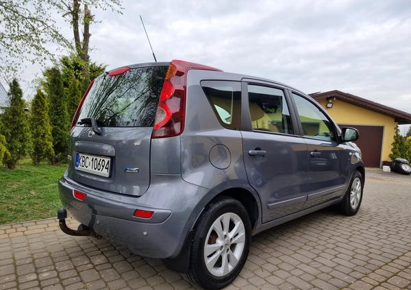 Nissan Note cena 16500 przebieg: 120000, rok produkcji 2009 z Szepietowo małe 301